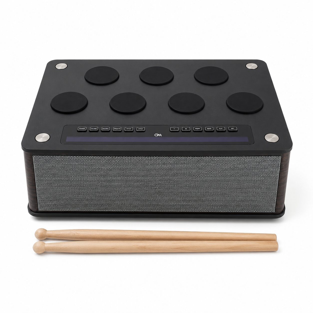 Batería Electrónica Digital Bluetooth OM-2452 con Parlante, Luces RGB y 7 Pads