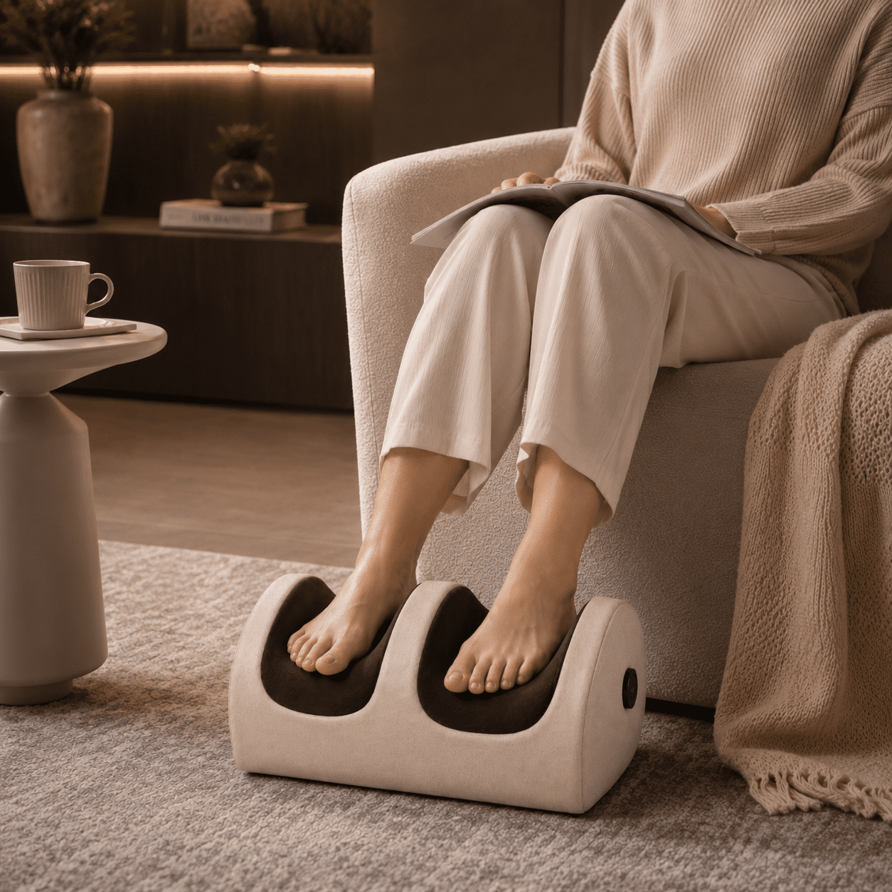 Masajeador de Pies Premium con Terapia Térmica y Reflexología
