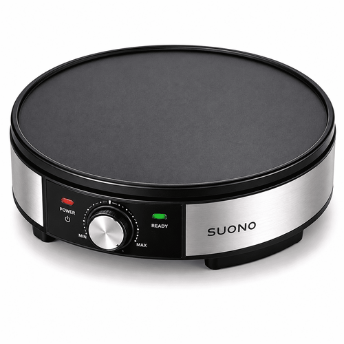 Panquequera Eléctrica Antiadherente de 1200W: Cocina Práctica y Rápida