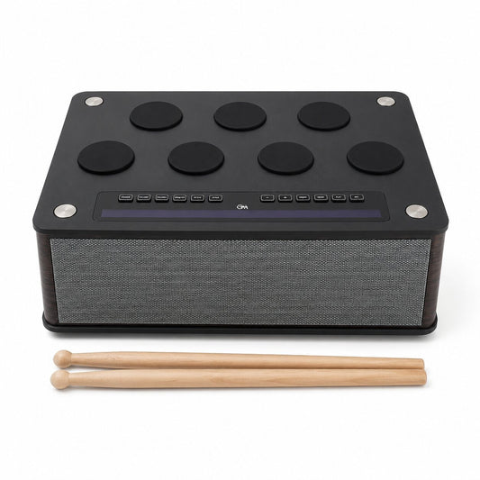 Batería Electrónica Digital Bluetooth OM-2452 con Parlante, Luces RGB y 7 Pads